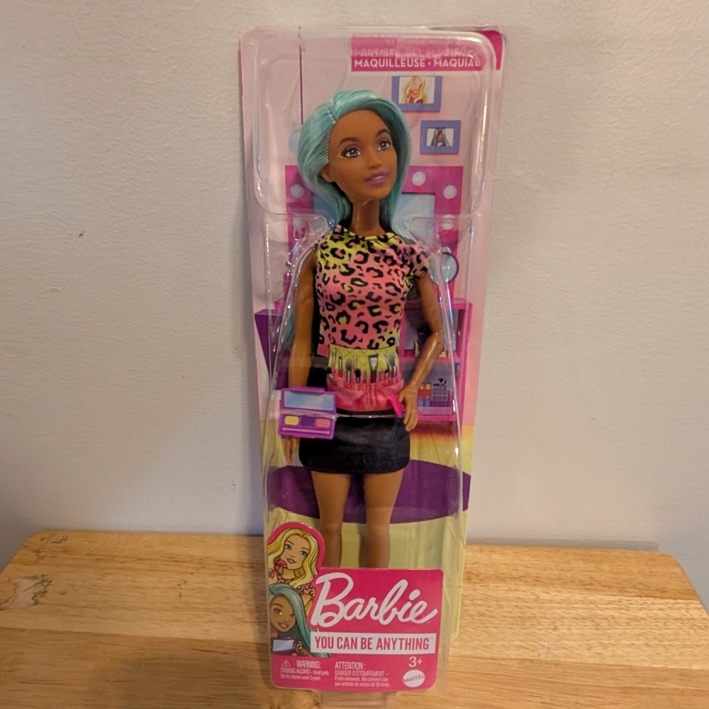 Barbie Doll with Blue Hair and Colorful Outfit Brand New With Tag